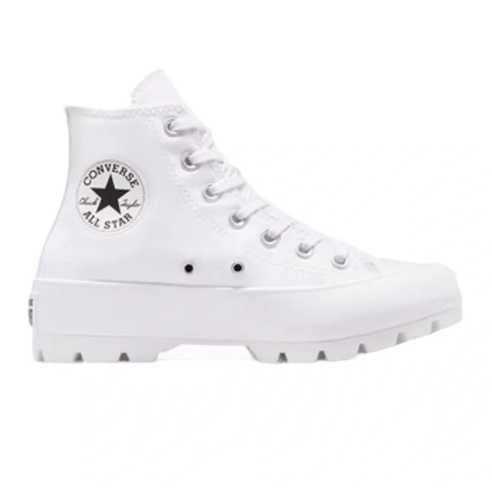 Converse Chuck Taylor All Star Lugged Sole High Top Sneaker White Size 9.5 - Picture 1 of 11